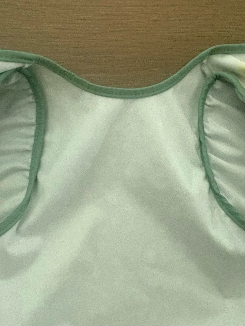 Kids Floral Waterproof Bib - Sage Green